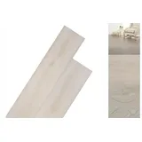 vidaXL Pvc-fliesen Selbstklebend 5,21 M2 2 Mm Eichen-optik Weiß - Vidaxl