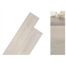 vidaXL Pvc-fliesen Selbstklebend 5,21 M2 2 Mm Eichen-optik Weiß - Vidaxl