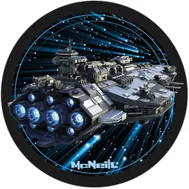 McNeill McAddys zu Schulranzen Space sw/blau