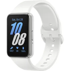 Samsung Galaxy Fit3 SM-R390, silber Beschleunigungssensor, Lagesensor, Barometer, Optischer Herzfrequenz Sensor, Lichtsensor, Blutsauerstoffmessung (S
