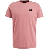 PME Legend T-Shirt mit Label-Patch Modell Guyver Rosa, M,