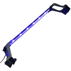 vidaXL LED-Aquariumleuchte mit Klemmen 55-70 cm Blau und Weiß
