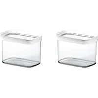 Emsa Frischhaltedose OPTIMA transparent/weiß 11,9 cm 1,0 l