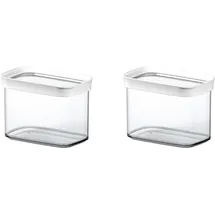 Emsa Frischhaltedose OPTIMA transparent/weiß 11,9 cm 1,0 l