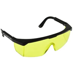 Schutzbrille mit verstellbaren Bügeln gelb 6283