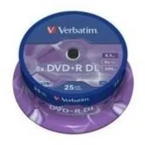 Preisvergleich Produktbild Verbatim 25 x DVD+R DL