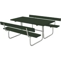 Plus Garten-Essgruppe »Classic« Kombimöbel + 2 Rückenlehnen, (1-tlg), 177x177x75/44