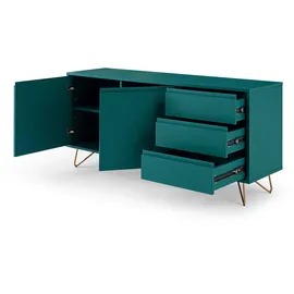 SalesFever Sideboard 150 x 70 x 40 cm Blau