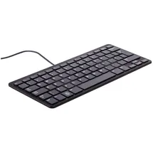 Raspberry Pi® RPI-KEYB (NO)-BLACK/GREY USB Tastatur Nordisch, QWERTY Schwarz, Grau USB-Hub