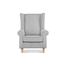 Konsimo Ohrensessel Miles 82 x 105 x 97 cm Grau
