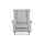 Konsimo Ohrensessel Miles 82 x 105 x 97 cm Grau