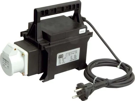 Trafo-Technik-Hoppecke Sicherheitstrafo, tragbar ET-CEE 630VA 230/24V