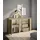 Stella Trading Boxxx Sideboard 160 x 84 x 35 cm Eiche Artisan / Braun