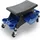 BITUXX Rollhocker Stahl 69x26x34 cm schwarz mit Rollen
