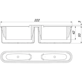 Dallmer Geruchverschluss DallFlex Plan - Neutral