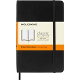 Moleskine Notizbuch liniert A6 Schwarz