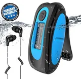 AGPTEK IPX8 Wasserdicht MP3 Player 8GB Hifi MP3 Musik Player Zum Schwimmen Und L