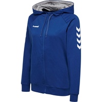 hummel GO Baumwoll Kapuzenjacke Damen true blue L