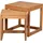 Mr. Deko Beistelltische Verwood Teak 2er Set