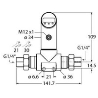 Turck Differenzdrucksensor PS010D-50 #6834108