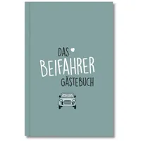 FLYERALARM Beifahrer Gästebuch zum Ausfüllen I Kreatives Softcover Buch