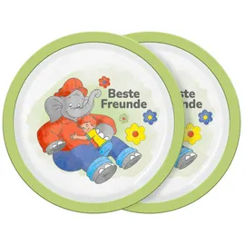 Gedalabels Teller Benjamin Blümchen 2er Set 21,5cm