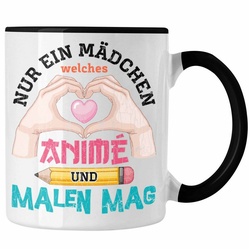 Trendation Tasse Trendation – Anime Tasse Geschenk Spruch Kaffeetasse Geschenke Deko Anme Fan Spruch schwarz