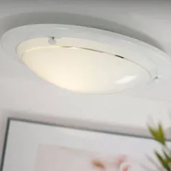 Spinner Deckenleuchte Weiß