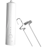 Alipis Elektrischer Handrührer Mit Edelstahl-düse Für Milchaufschäumen Getränkemixer Kaffeemixer Automatischer Milchaufschäumer Tragbarer Rührer Für Eier Butter Dressings Crememixer Für l