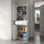home collective Schrank 64 x 34 x 180 cm Weiß