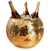 MikaMax Golden Ice Bucket