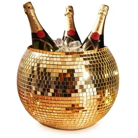 MikaMax Golden Ice Bucket