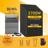 Anker SOLIX Solarbank 3 E2700 Pro, 6-8 Solarmodule, mit MC4 Kabel