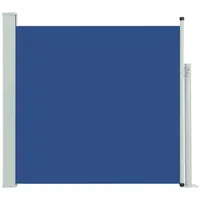 vidaXL Seitenmarkise Ausziehbar 170x300 cm Blau