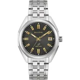 Bulova Analog 'Jet Star' Herren Uhr 96B415 - Silber/Grau