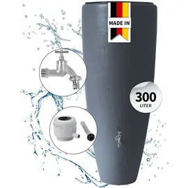 GARANTIA 2-in-1 Regentonne 300 l grau