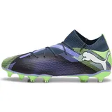 Puma Future 7 PRO FG/AG Soccer Shoe, Gray Skies White-Fizzy Apple, 42