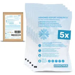 ARNOMED Sofortkältekompresse, Größe S 931-S-5 , 1 Packung = 5 Stück