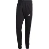 Adidas Essentials French Terry Tapered Cuff 3-Streifen Hose Black / White S/S