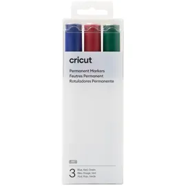 Cricut Permanentmarker 3 Stück Blau Grün Rot