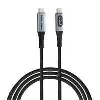 Verbatim Sync&Charge 240W 120cm USB-C/USB-C inkl. Display 31849