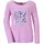 GOLDNER Shirt mit Glitzerprint, Rundhals in flieder gemustert), | Gr.: 40
