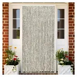 vidaXL Insektenschutz-Vorhang 90 x 220 cm Grau