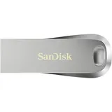 SanDisk Ultra Luxe USB-Type-A, USB 3.2 Flash-Laufwerk 1TB (USB 3.2 Gen 1 + USB 3.0-fähig, bis zu 400 MB/s, Passwortschutz, Software zur Datenwiederherstellung) Metalldesign, Silber