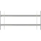 GAH Alberts Fensterschutzgitter Secorino Basic 70 cm x 30 cm Silber