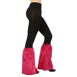 Beinstulpen "Plüsch", pink