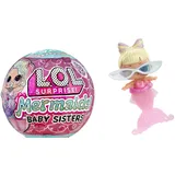 MGA Entertainment L.O.L. Surprise! Mermaids! Baby Sisters - Mit Farbwechselnden Schwänzen, Überraschungsauswahl, Enthält 1 Puppe mit Niedlichen Accessoires, Sammle alle 8 Puppen, für Kinder ab 4 Jahren