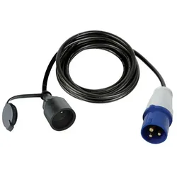 Perel Kabel - Kupplung Auf Cee-Stecker - 3 M - Stecker-Typ E (Französisches System)