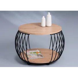 m2 Peking mit Rollen Artisan Eiche 60 x 47 cm
