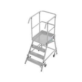 Krause Podestleiter fahrbar 4 Stufen